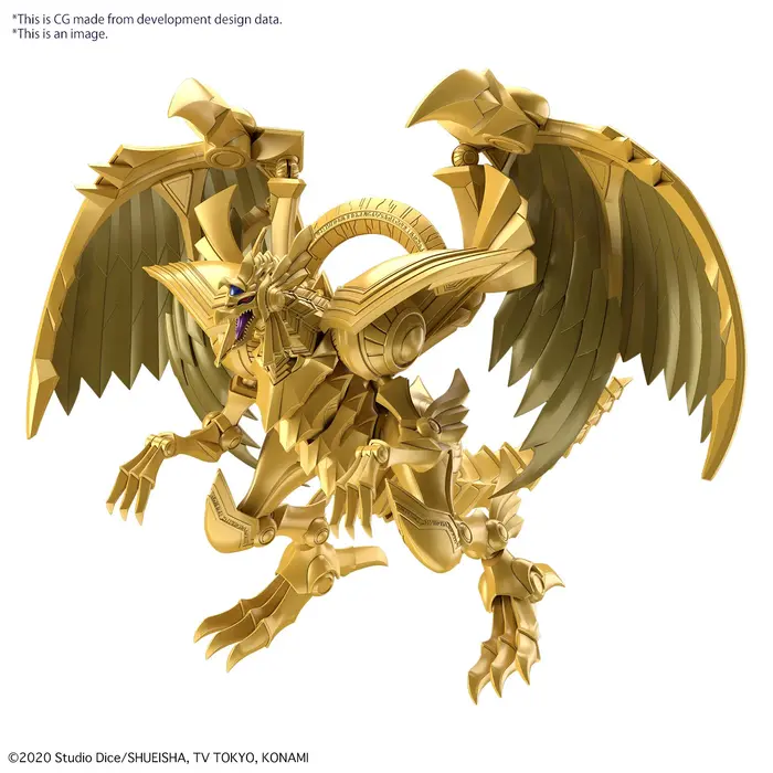 Bandai Yu-Gi-Oh Figure-Rise Stand. Amplified Winged Dragon Of Ra Model Kit