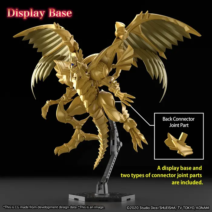 Bandai Yu-Gi-Oh Figure-Rise Stand. Amplified Winged Dragon Of Ra Model Kit