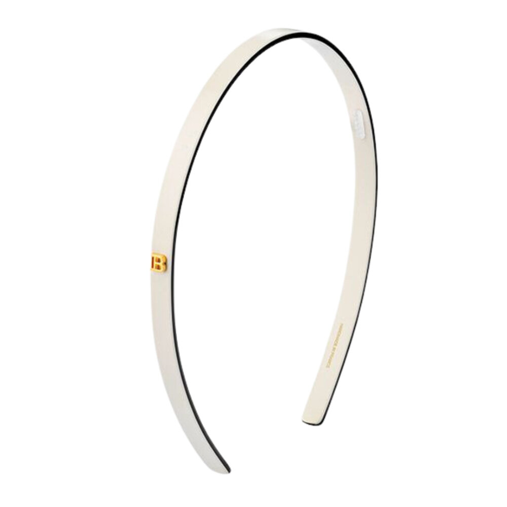 Balmain Headband Small - White/Black Balmain Headband Small - White/Black
