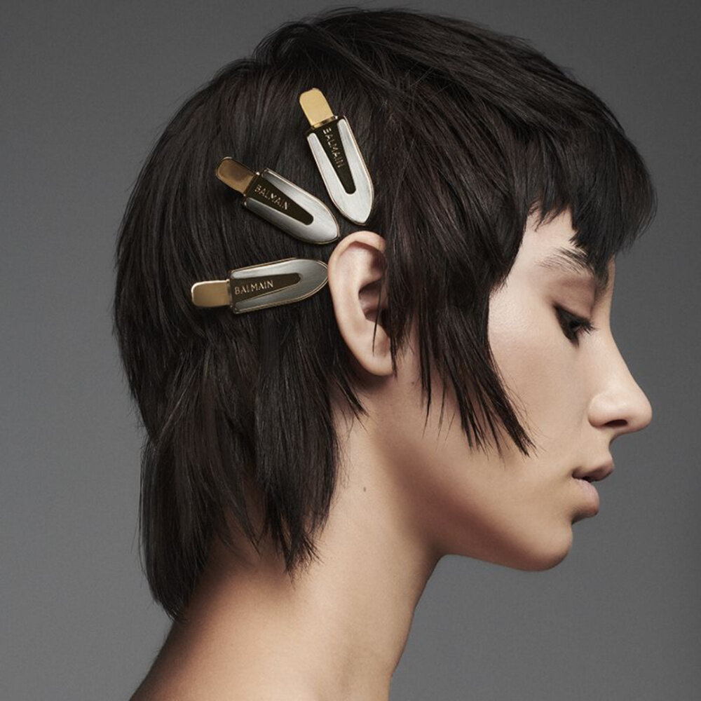 Balmain Limited Edition Backstage Haarclip - Silver/Gold Balmain Limited Edition Backstage Haarclip - Silver/Gold