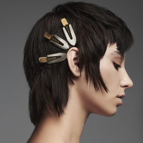Balmain Limited Edition Backstage Haarclip - Silver/Gold Balmain Limited Edition Backstage Haarclip - Silver/Gold