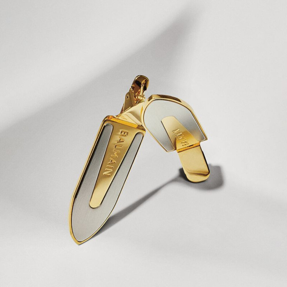 Balmain Limited Edition Backstage Haarclip - Silver/Gold Balmain Limited Edition Backstage Haarclip - Silver/Gold