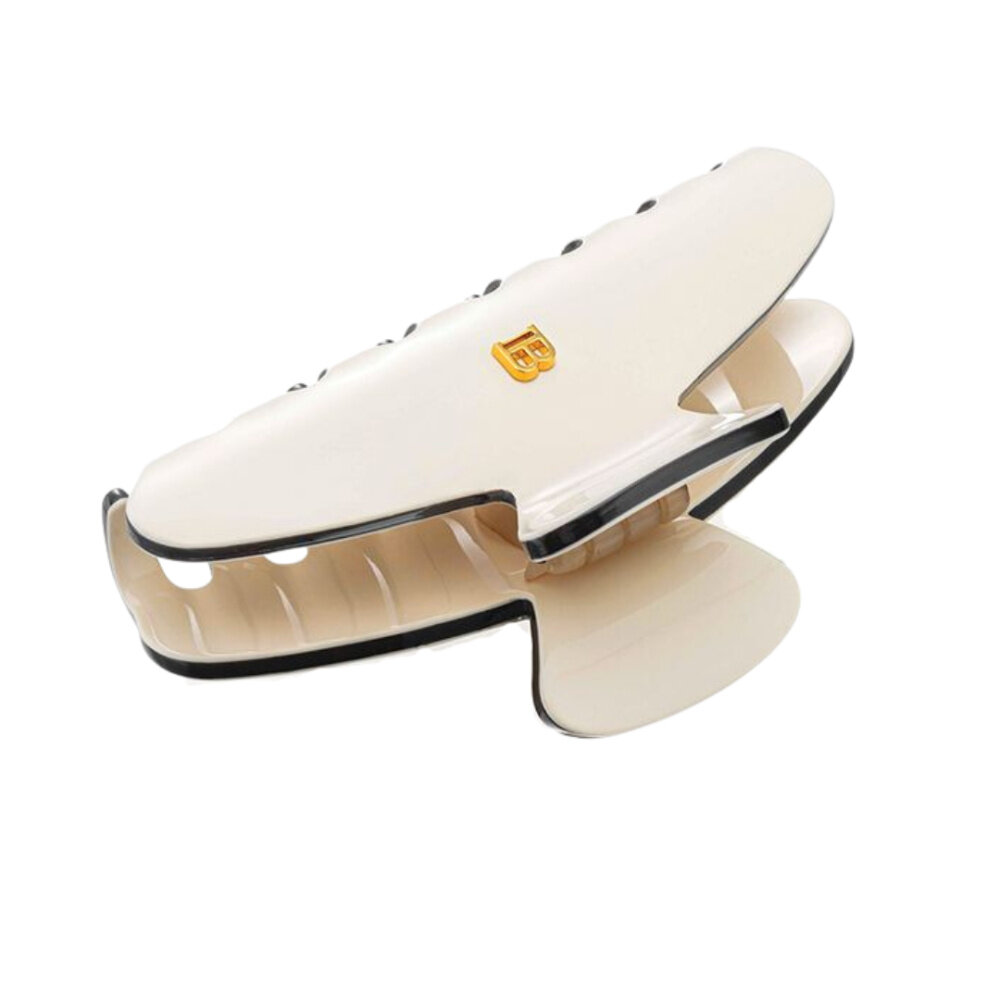 Balmain Haarclip Medium - White/Black Balmain Haarclip Medium - White/Black