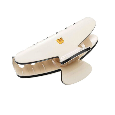 Balmain Haarclip Medium - White/Black Balmain Haarclip Medium - White/Black
