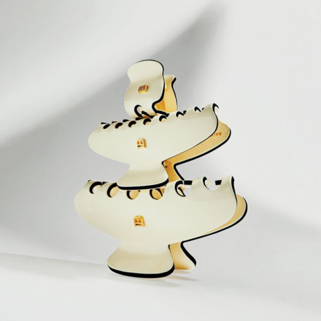 Balmain Haarclip Large - White/Black Balmain Haarclip Large - White/Black