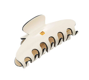 Balmain Pince à Cheveux Large White/Black Balmain Pince à Cheveux Large White/Black