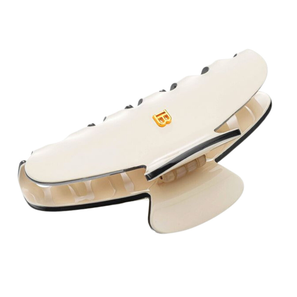 Balmain Haarclip Large - White/Black Balmain Haarclip Large - White/Black