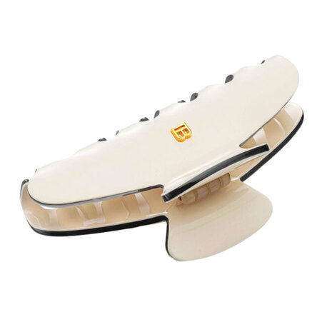 Balmain Haarclip Large - White/Black Balmain Haarclip Large - White/Black