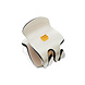 Balmain Haarclip Extra Small - White/Black Balmain Haarclip Extra Small - White/Black