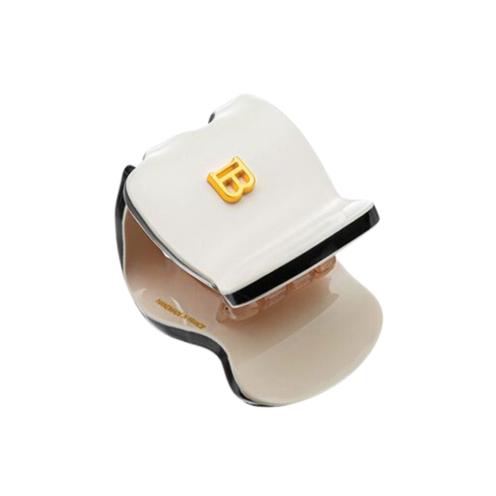 Balmain Haarclip Extra Small - White/Black Balmain Haarclip Extra Small - White/Black