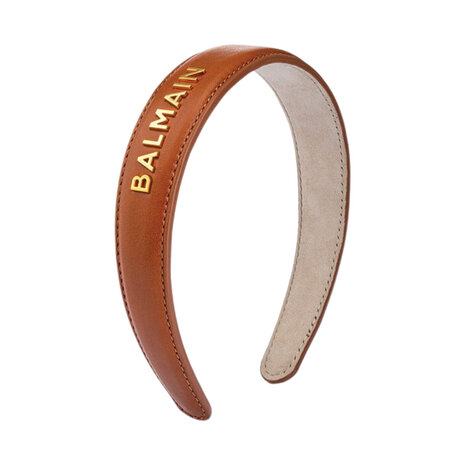 Balmain Riviera Headband Large - Cognac Balmain Riviera Headband Large - Cognac
