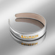 Balmain Leather Headband Large - Silver Balmain Leather Headband Large - Silver