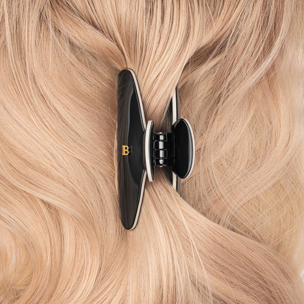 Balmain Haarclip Medium - Black/White Balmain Haarclip Medium - Black/White