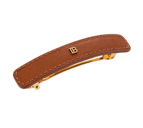Balmain Cognac Riviera Barrette Large Balmain Cognac Riviera Barrette Large