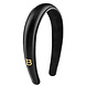 Balmain Leather Puffed Headband - Black Balmain Leather Puffed Headband - Black