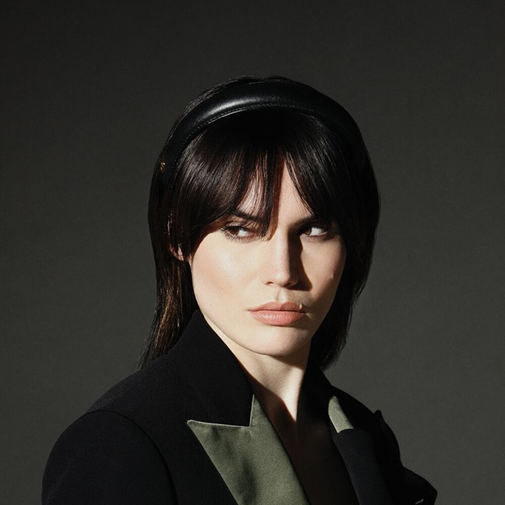 Balmain Leather Puffed Headband - Black Balmain Leather Puffed Headband - Black