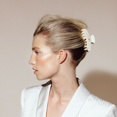 Balmain Haarclip Medium - White Balmain Haarclip Medium - White