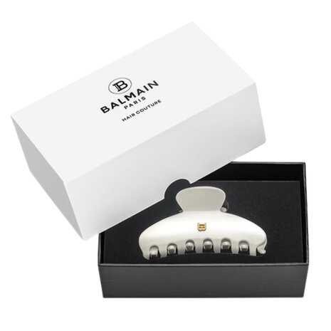 Balmain Haarclip Medium - White Balmain Haarclip Medium - White