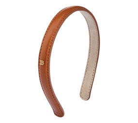 Balmain Small Cognac Riviera Headband Balmain Small Cognac Riviera Headband
