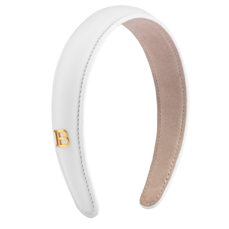 Balmain Limited Edition Legacy Leather Puffed Haarband Balmain Limited Edition Legacy Leather Puffed Haarband