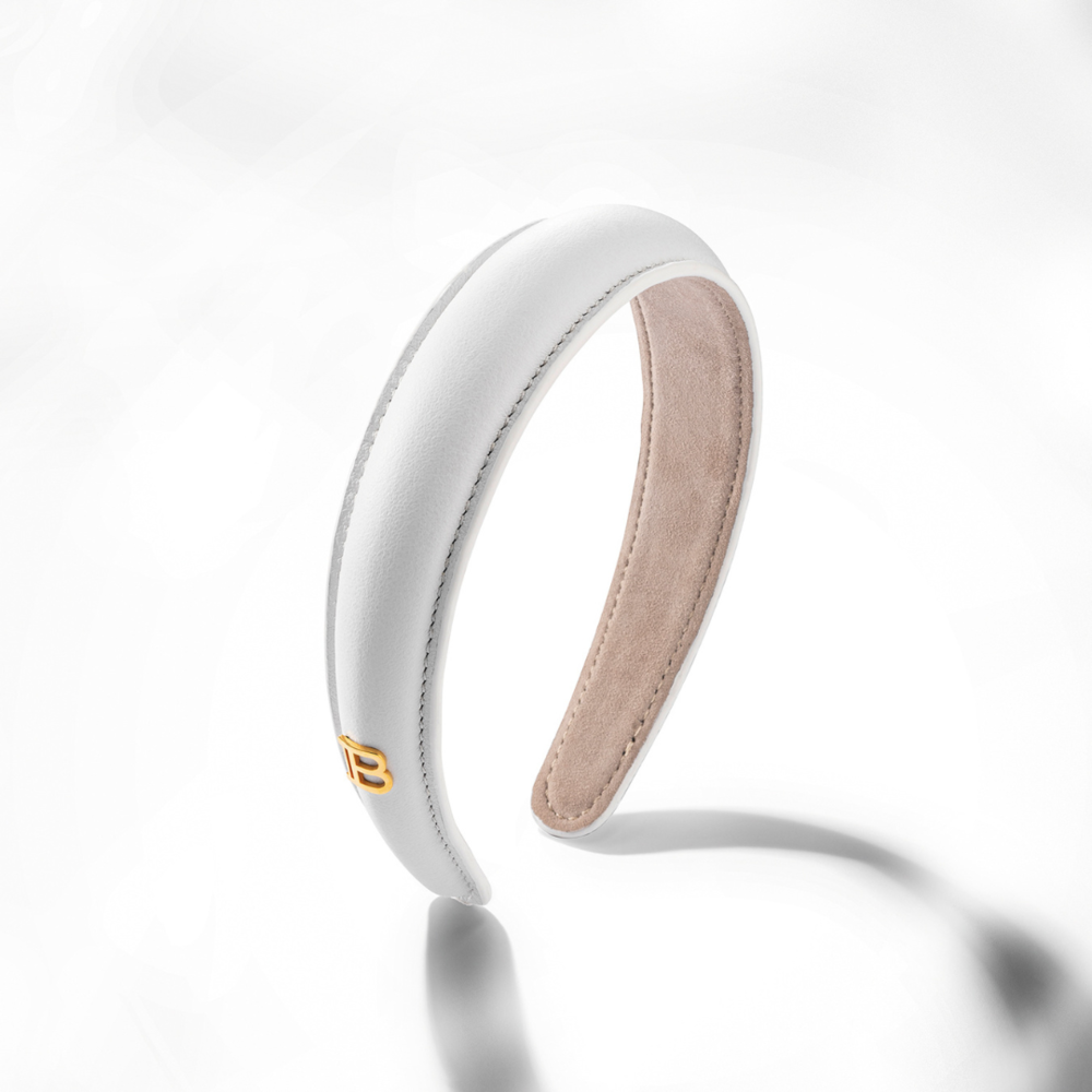 Balmain Limited Edition Legacy Leather Puffed Haarband Balmain Limited Edition Legacy Leather Puffed Haarband