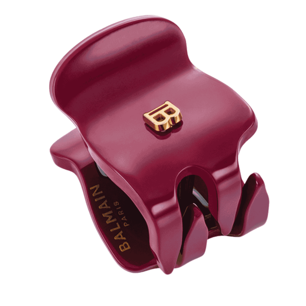 Balmain Balmain Limited Edition Haarclip Extra Small - Velvet Burgundy Balmain Balmain Limited Edition Haarclip Extra Small - Velvet Burgundy