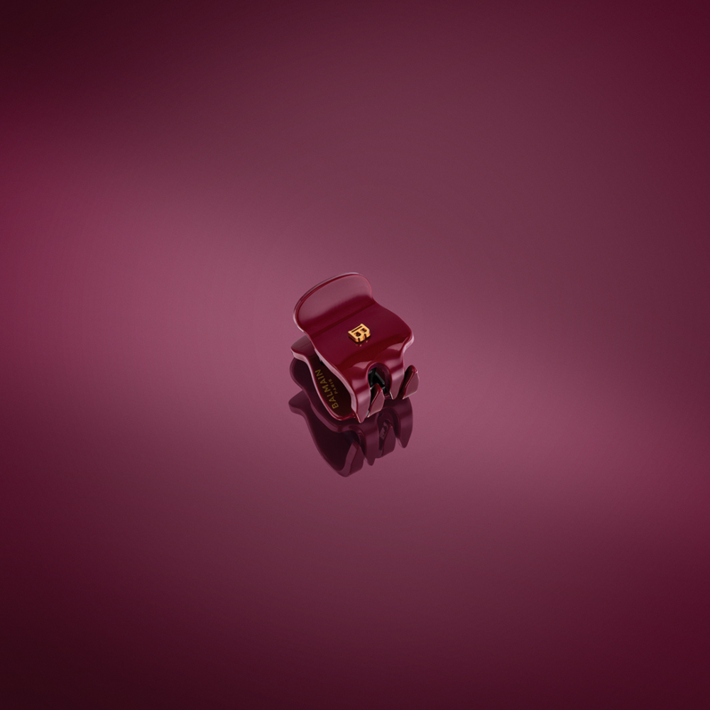 Balmain Balmain Limited Edition Haarclip Extra Small - Velvet Burgundy Balmain Balmain Limited Edition Haarclip Extra Small - Velvet Burgundy