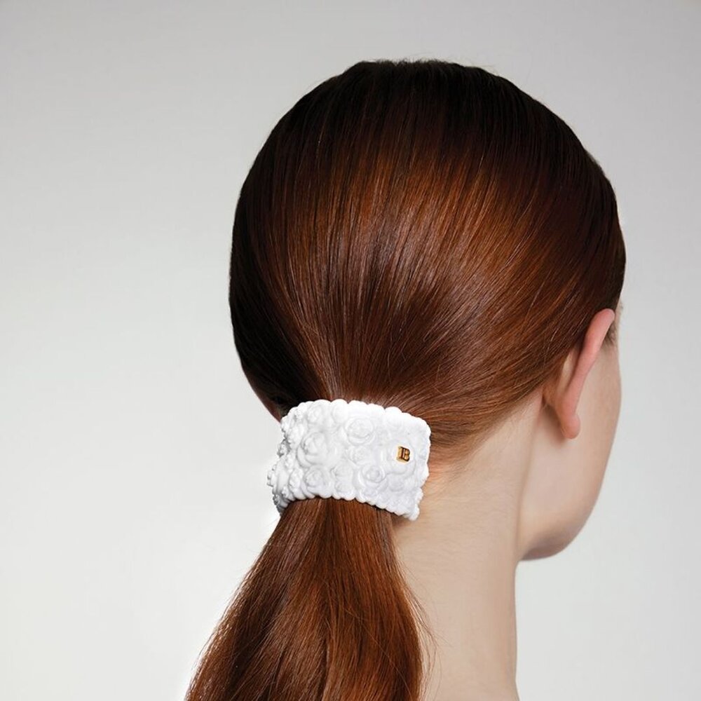 Balmain Limited Edition Printemps Floral Ponytail Clip Balmain Limited Edition Printemps Floral Ponytail Clip