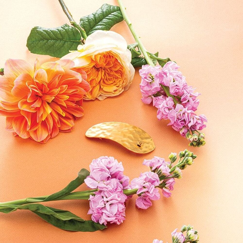 Balmain Limited Edition Printemps Leaf Barrette Pour Cheveux Balmain Limited Edition Printemps Leaf Barrette Pour Cheveux