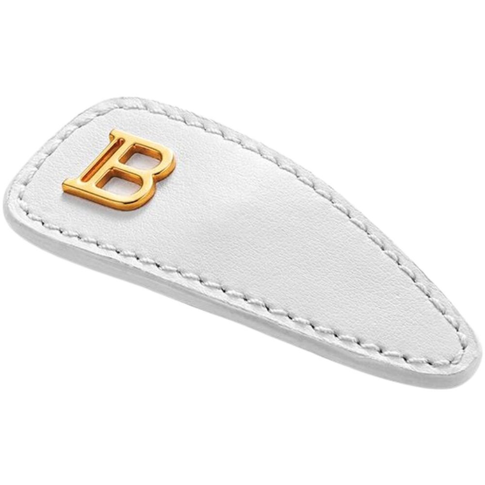 Balmain Limited Edition Printemps Leather Snap Hair Clip Balmain Limited Edition Printemps Leather Snap Hair Clip