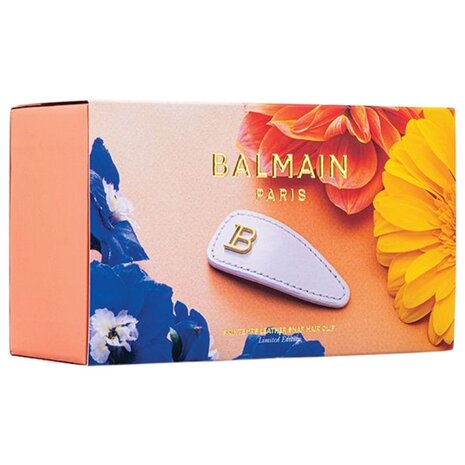 Balmain Limited Edition Printemps Leather Snap Hair Clip Balmain Limited Edition Printemps Leather Snap Hair Clip