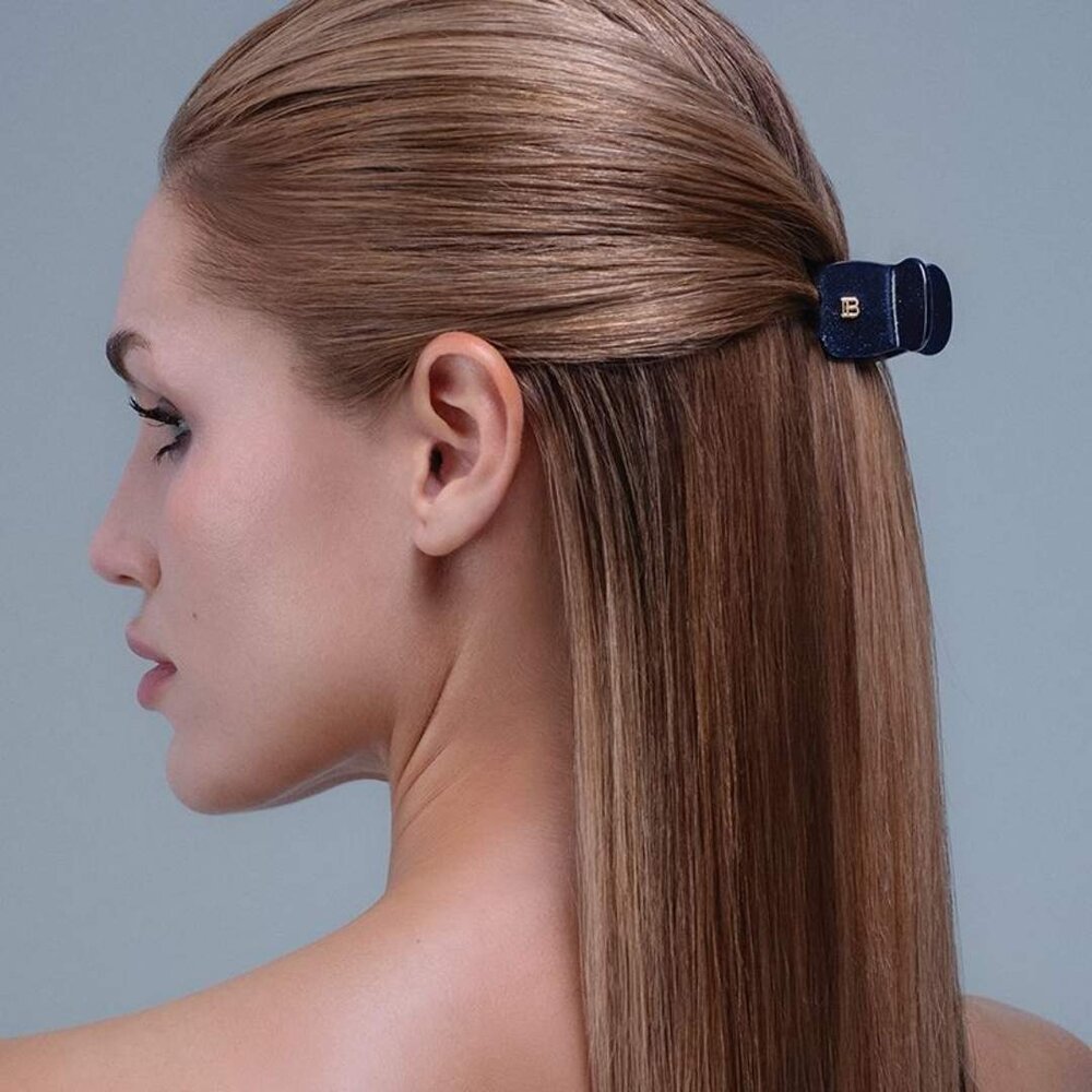 Balmain Limited Edition Pince à Cheveux Extra Small Cosmic Sapphire Balmain Limited Edition Pince à Cheveux Extra Small Cosmic Sapphire