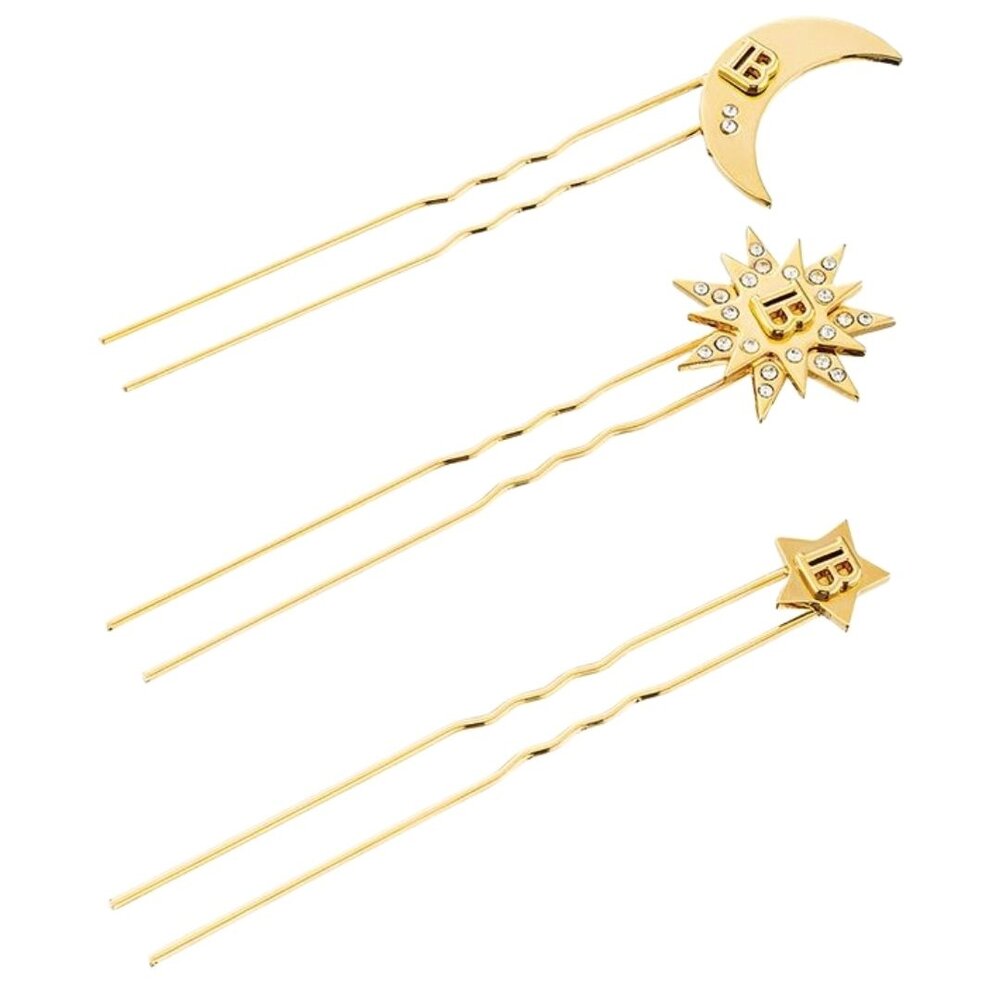 Balmain Limited Edition Pin Set Gold Balmain Limited Edition Pin Set Gold