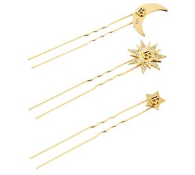 Balmain Pin Set Gold Balmain Pin Set Gold