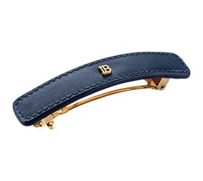 Balmain Leather Barrette Cosmic Sapphire Balmain Leather Barrette Cosmic Sapphire