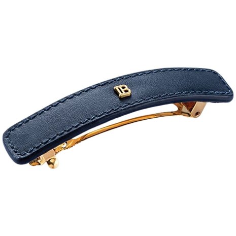 Balmain Limited Edition Leather Barrette Cosmic Sapphire Balmain Limited Edition Leather Barrette Cosmic Sapphire