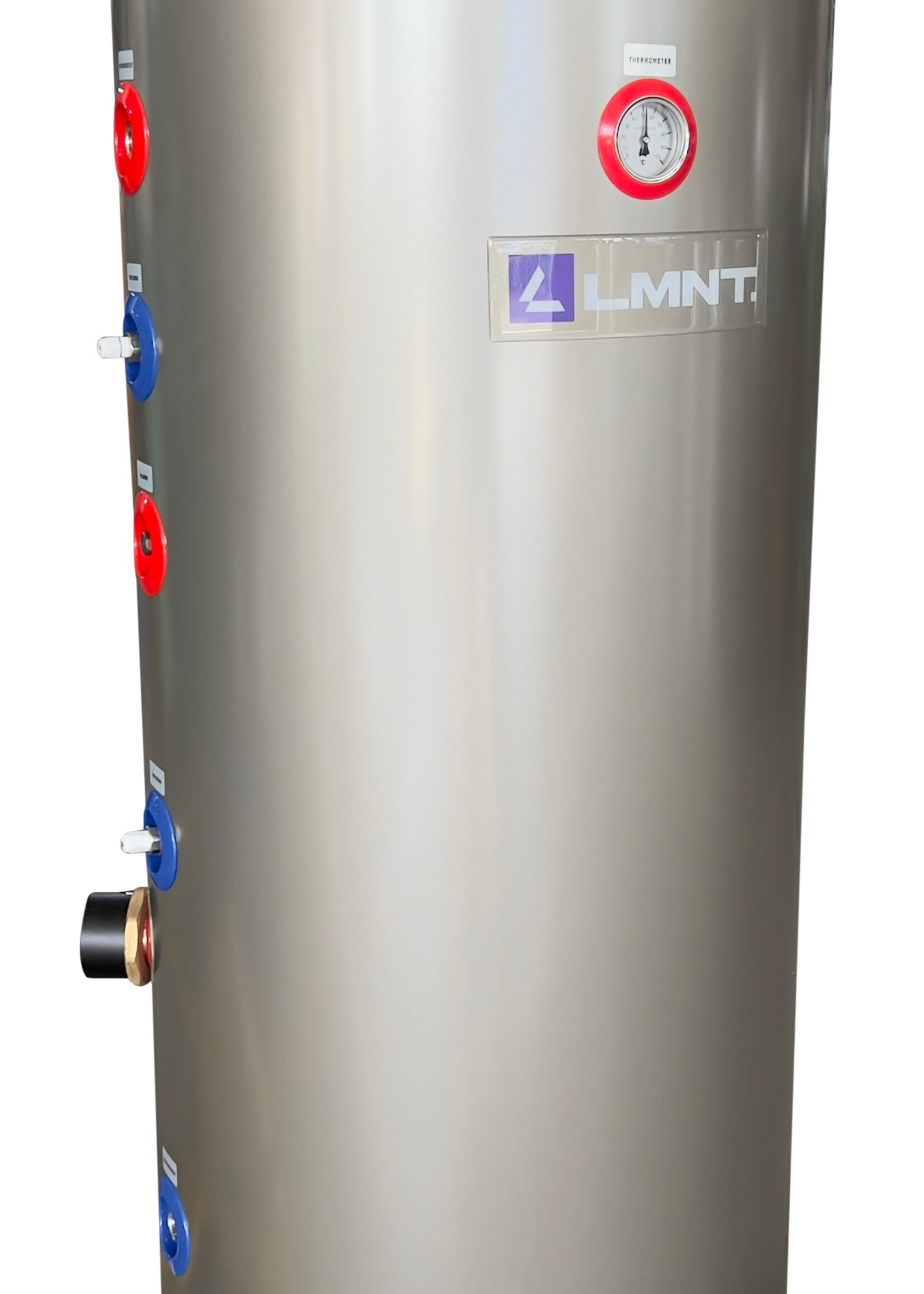 LMNT Indirekt beheizter Schnellboilertank CAWT-200L – Duplex 2205, 200 Liter mit Wärmetauscher-Spirale für Wärmepumpensysteme