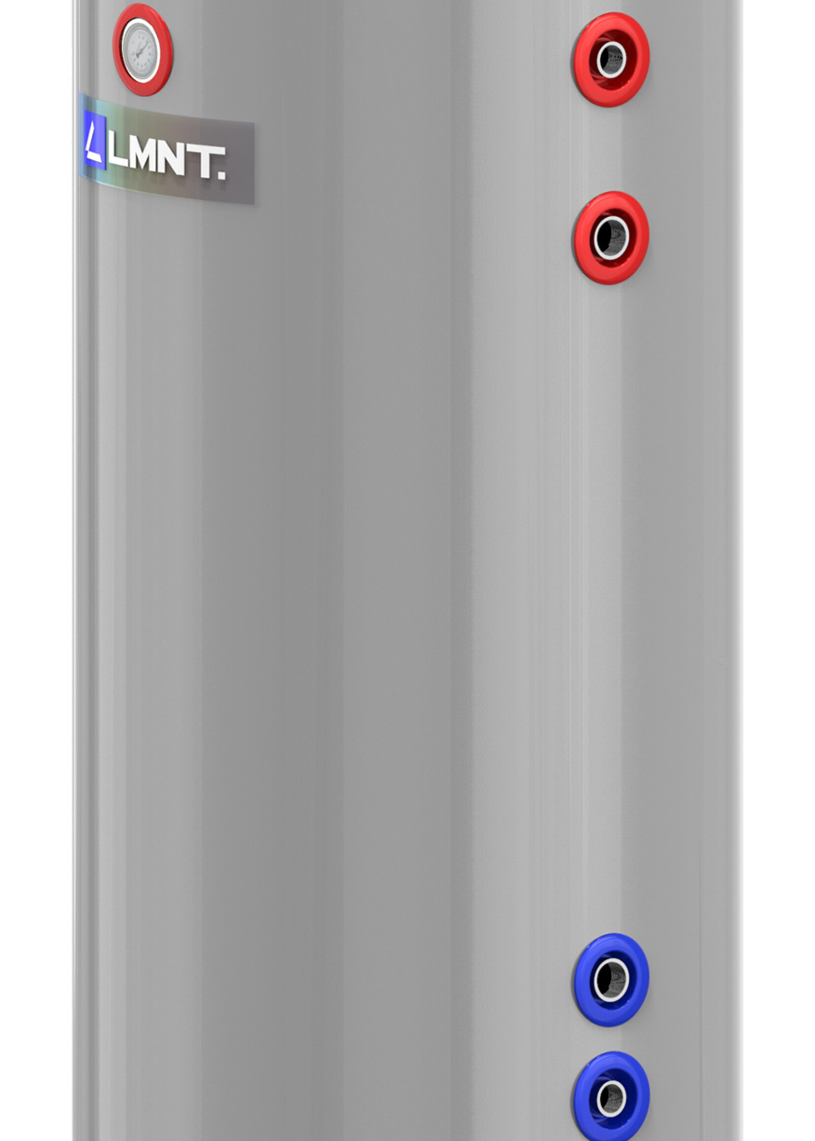 LMNT Indirekt beheizter Schnellboilertank CAWT-200L – Duplex 2205, 200 Liter mit Wärmetauscher-Spirale für Wärmepumpensysteme