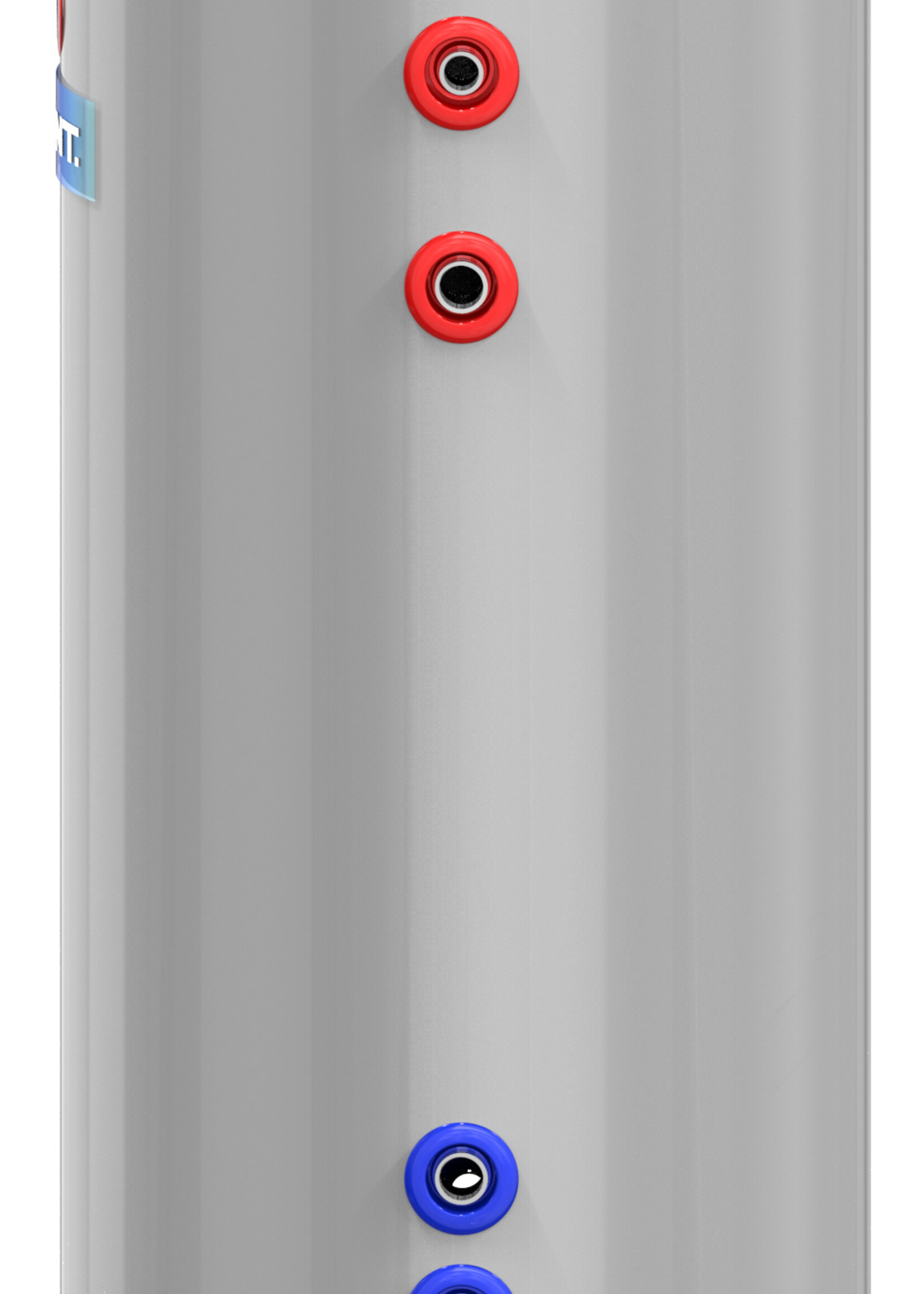 LMNT Indirekt beheizter Schnellboilertank CAWT-200L – Duplex 2205, 200 Liter mit Wärmetauscher-Spirale für Wärmepumpensysteme