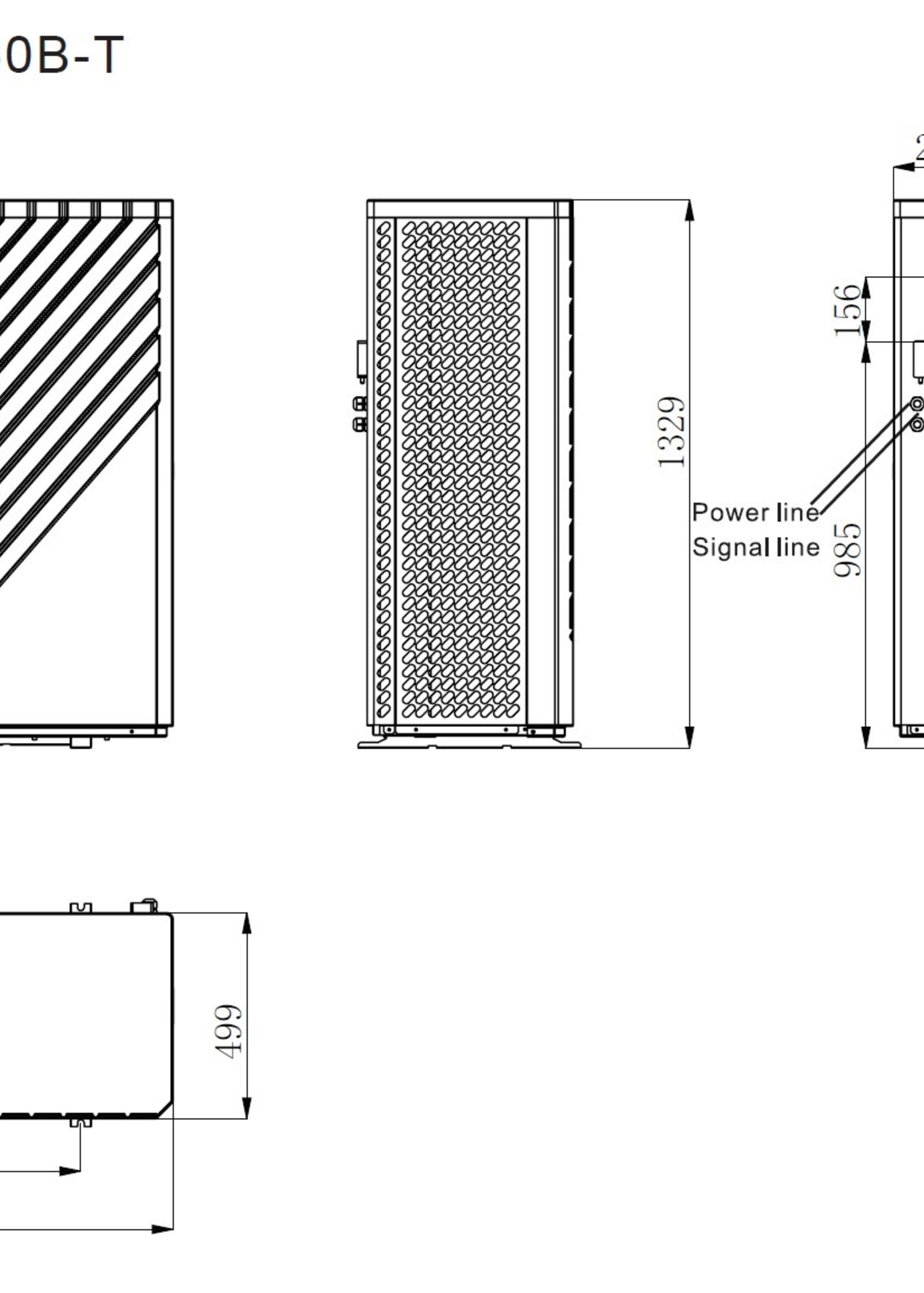 LMNT Revnu Propangas-Monoblock-Wärmepumpe Modell CASWR060B-T 22,0 kW.