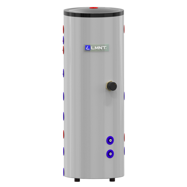 LMNT Indirect gestookte Fast boiler en buffertank in 1 (behuizing) CDWT-215L Duplex 2205 Boilertank 150 liter, Buffertank 65 liter, met coil(Spiraal) Warmtepompboiler