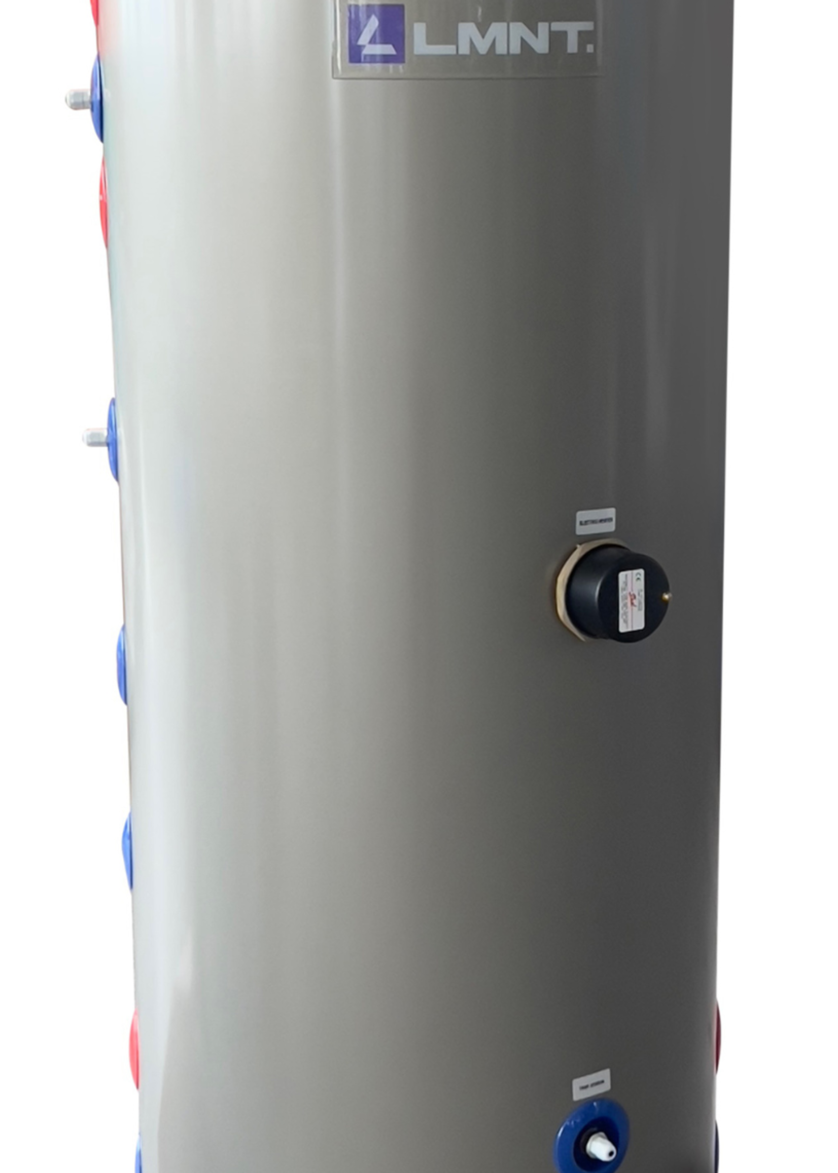 LMNT Indirectly Heated Fast Boiler and Buffer Tank in One (Housing) – CDWT-215L Duplex 2205 Boiler Tank: 150L Boiler, 65L Buffer Tank with Coil (Spiral) for Heat Pump Systems