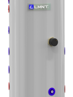 LMNT Indirectly Heated Fast Boiler and Buffer Tank in One (Housing) – CDWT-250L Duplex 2205 Boiler Tank: 190L Boiler, 60L Buffer Tank with Coil (Spiral) for Heat Pump Systems