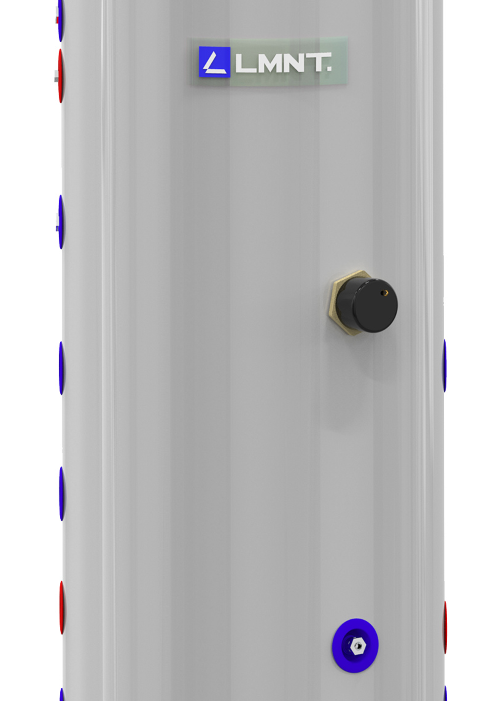 LMNT Indirectly Heated Fast Boiler and Buffer Tank in One (Housing) – CDWT-300L Duplex 2205 Boiler Tank: 200L Boiler, 100L Buffer Tank with Coil (Spiral) for Heat Pump Systems