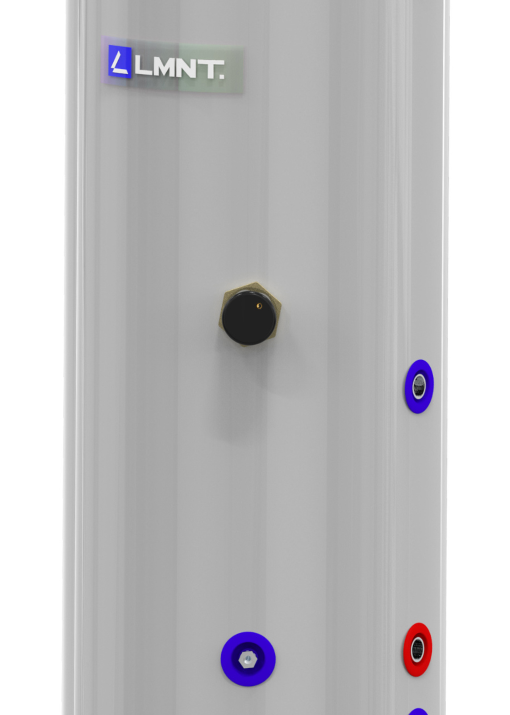 LMNT Indirectly Heated Fast Boiler and Buffer Tank in One (Housing) – CDWT-300L Duplex 2205 Boiler Tank: 200L Boiler, 100L Buffer Tank with Coil (Spiral) for Heat Pump Systems