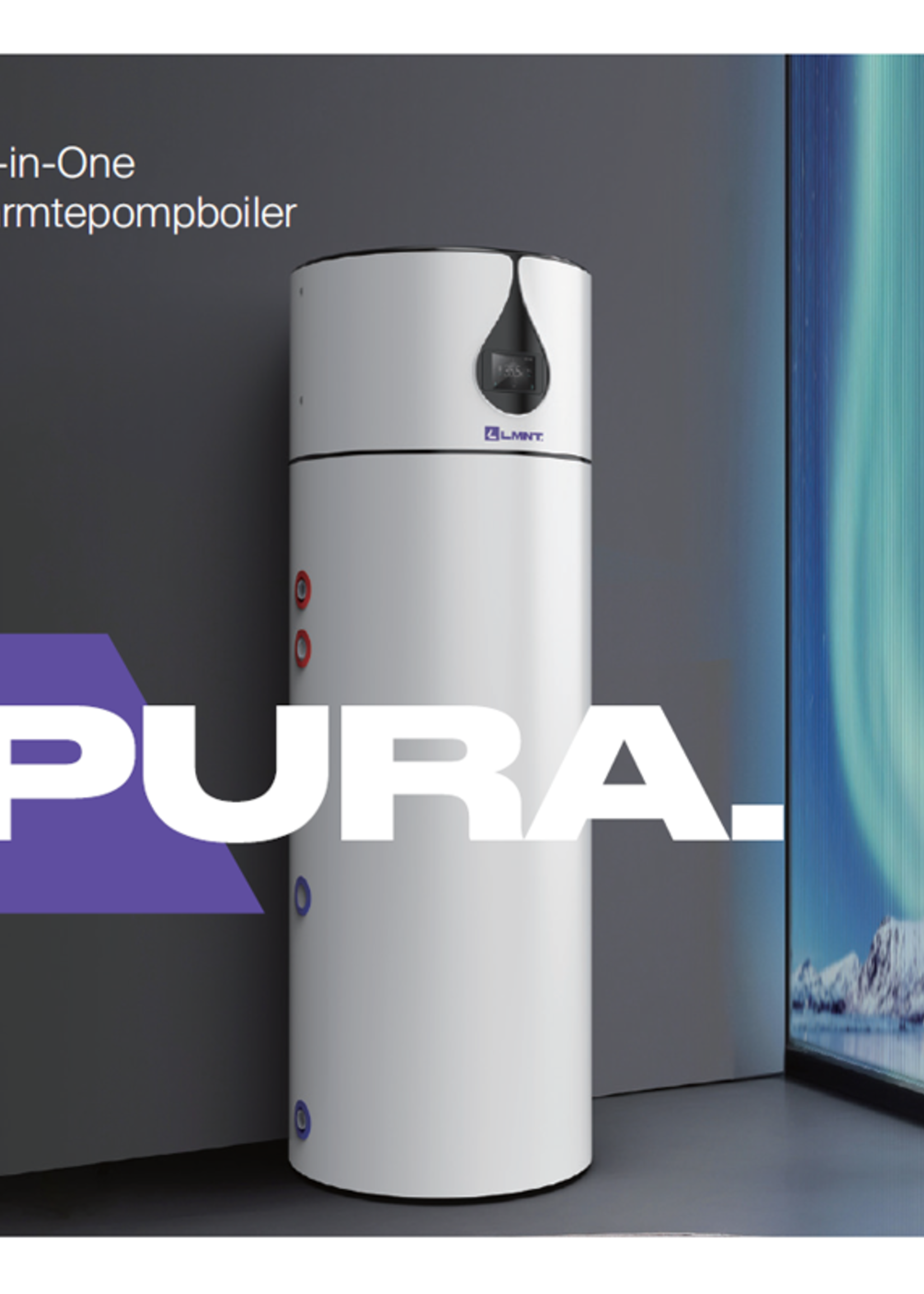 LMNT Pura All-in-One Wärmepumpenboiler CK06-200, Inhalt 200 Liter, Kältemittel R290.