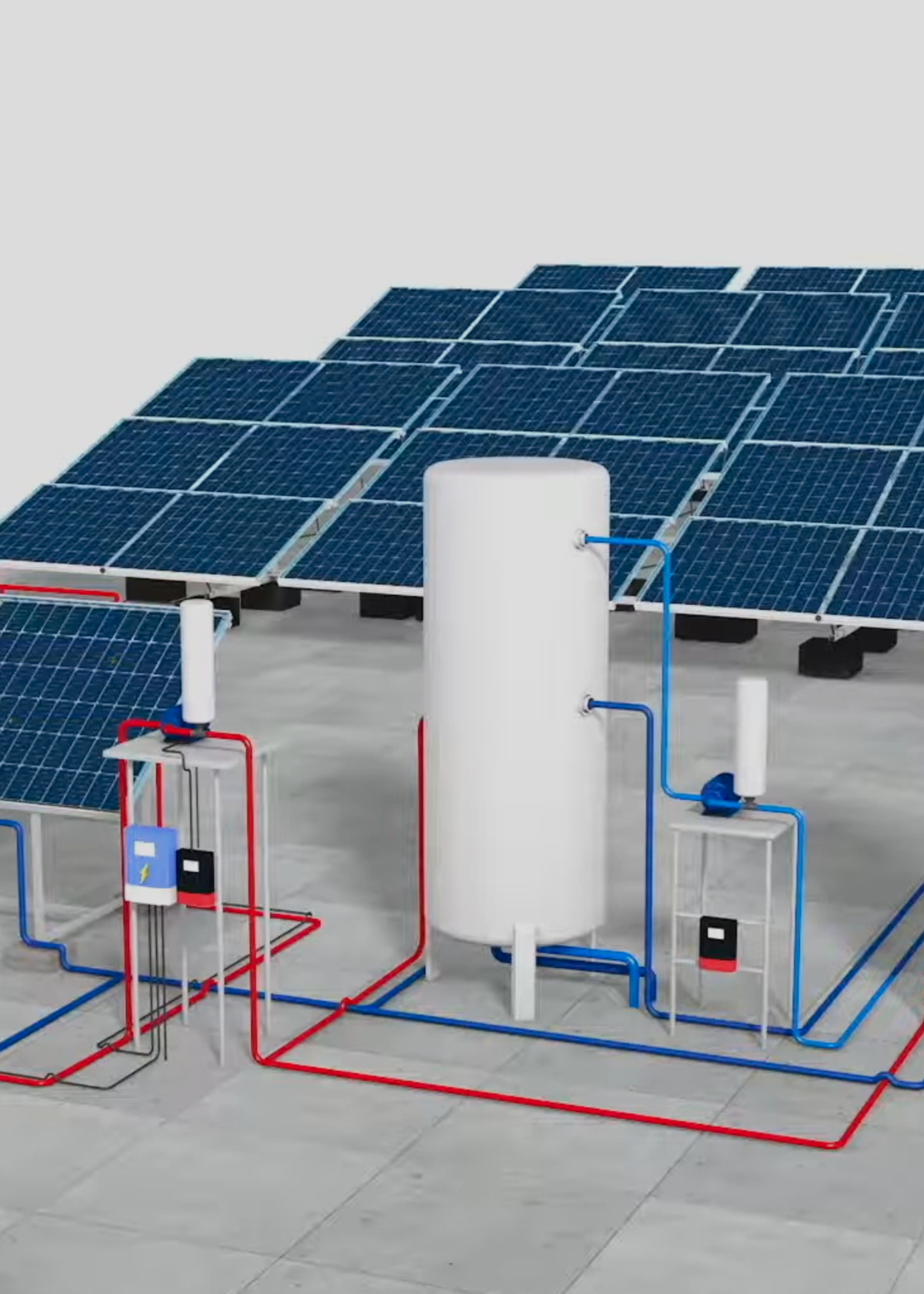 Incl Installatie PVT-Panelen(Zonnecollectoren en pv panelen in 1)  4pcs Inclusief Deye omvormer