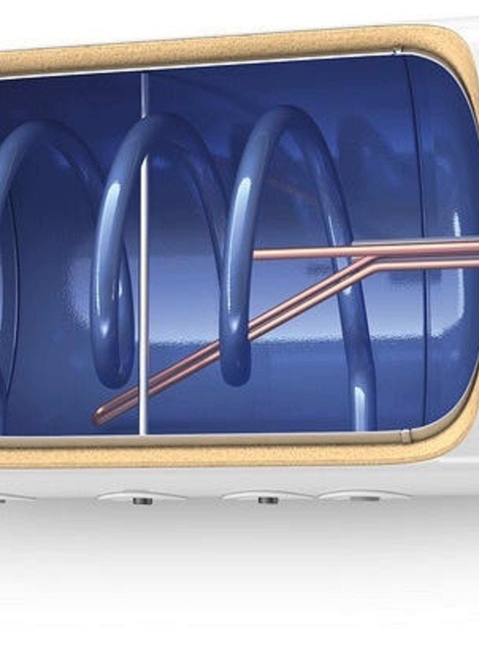 Tesy Tesy Elektroboiler mit 1 horizontalem Wärmetauscher, indirekt beheizt, 80 Liter