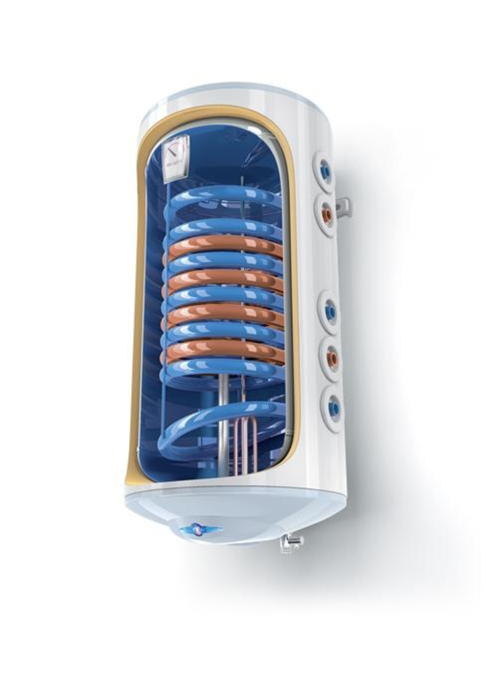 Tesy Tesy indirekt beheizter Boiler mit 2 Wärmetauschern, 100 Liter