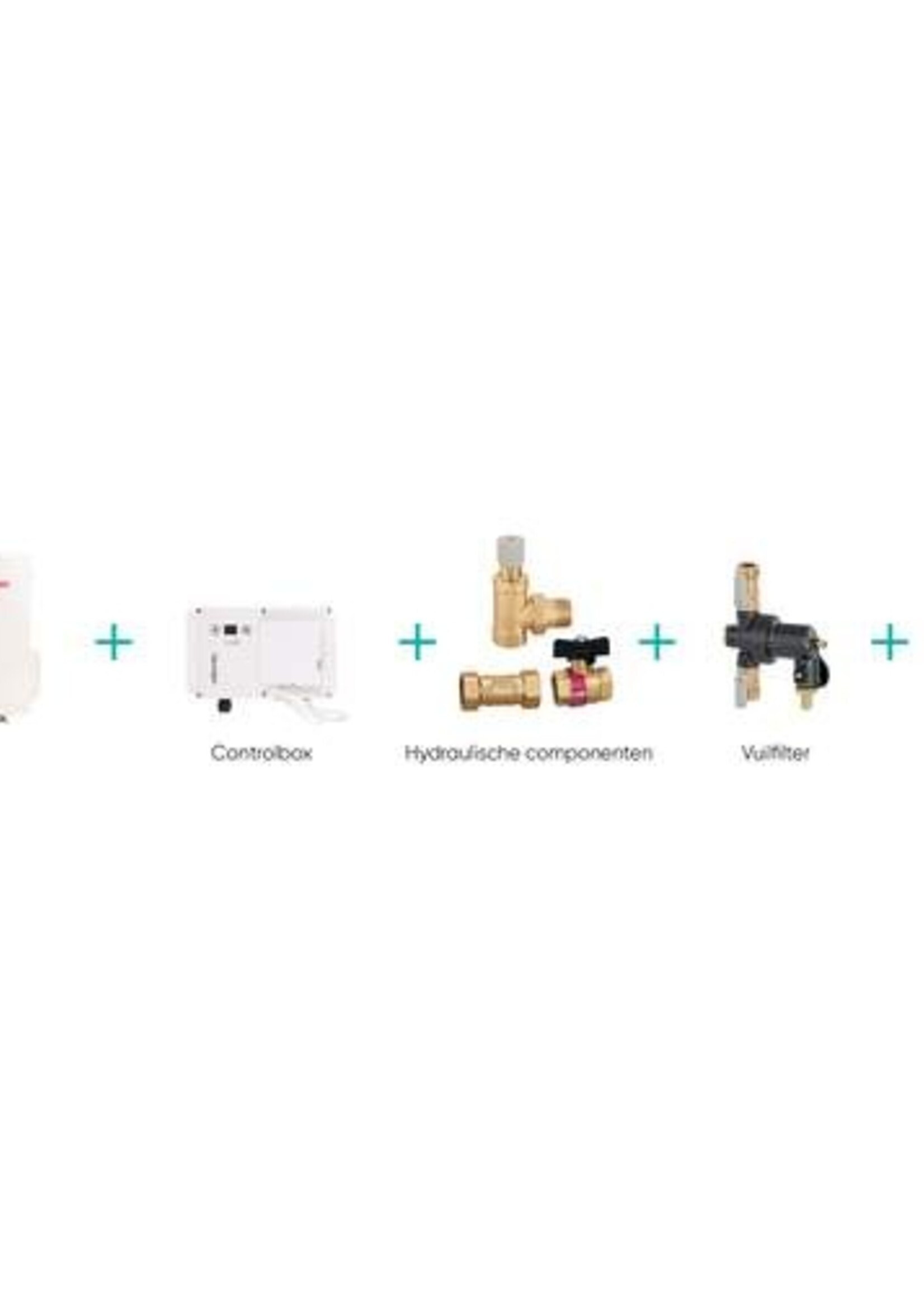 Atlantic Aurea Hybrid Add-on Heat Pump with Control Box and Anna Thermostat